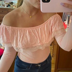 Long Sleeve Off Should Top